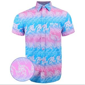 Retro Rifle Dreams Button Down Shirt